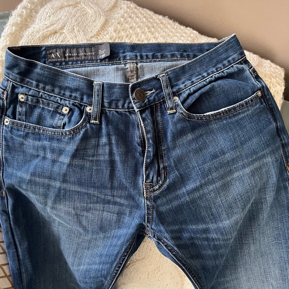 RARE A/X ARMANI Exchange J66 Mens STRAIGHT JEANS 29 R - Picture 6 of 13